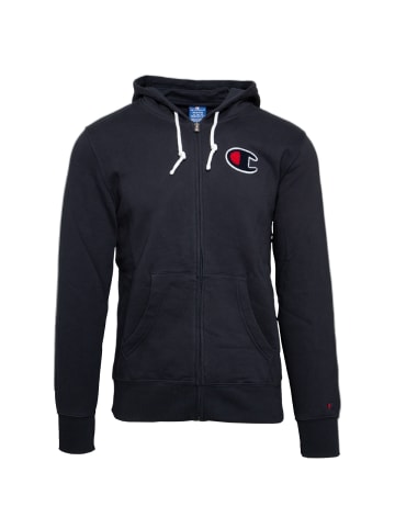 Champion Sweatjacke Hooded Full Zip in blau