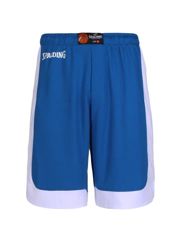 Spalding Shorts Hustle in dunkelblau / weiß