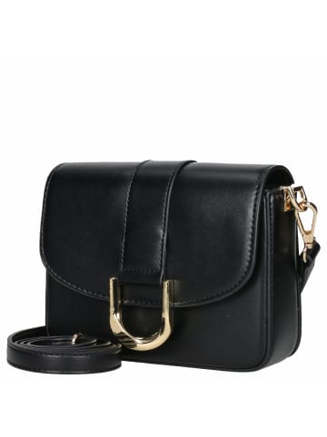 Seidenfelt Nellim - Umhängetasche 18 cm (black/gold) in schwarz gold