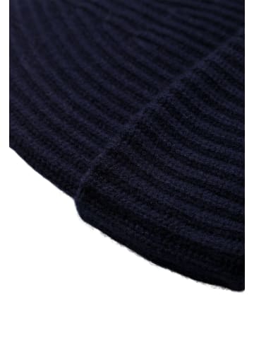 Style Republic Mütze aus Kaschmir-Woll-Gemisch in Dunkelblau