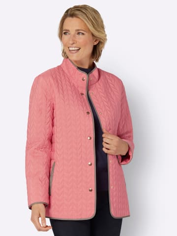 Sieh an! Steppjacke in flamingo