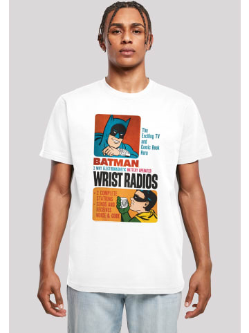 F4NT4STIC T-Shirt DC Comics Superhelden Batman TV Serie Wrist Radios in weiß