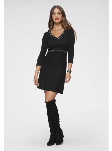 Melrose Strickkleid in schwarz