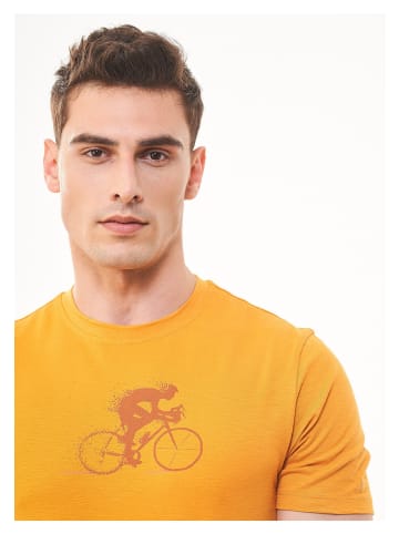 Organication T-Shirt "MOR13617" in Mango