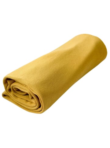 Hoppediz Babydecke Pucktuch in curry