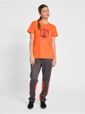 Hummel T-Shirt Hmloffgrid Damen in NASTURTIUM/RHUBARB