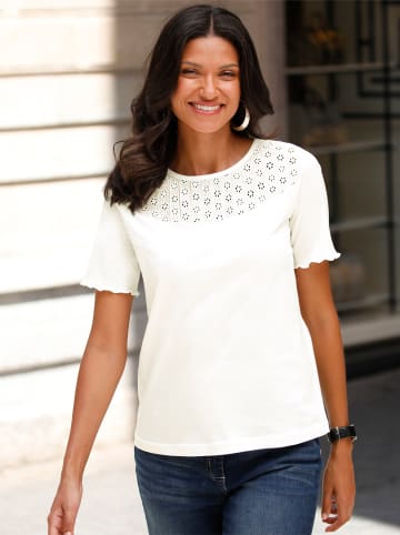 Sieh an! Kurzarm-Shirt in ecru