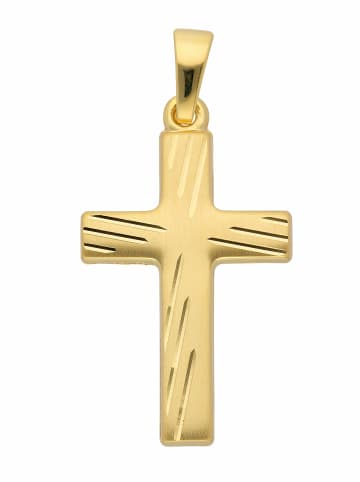 Adeliás 333 Gold Kreuz Anhänger in gold