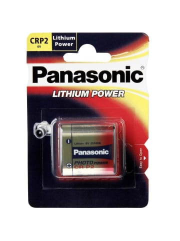 Panasonic Batterie CR-P2L/1BP in Schwarz