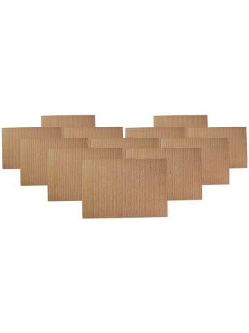 Ritzenhoff & Breker 12er Set Tischsets Lido 43 x 30 cm in beige