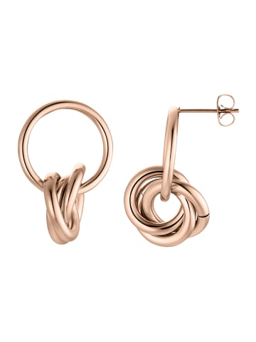 Steel_Art Ohrstecker Damen Nika rose goldfarben in Rosegoldfarben