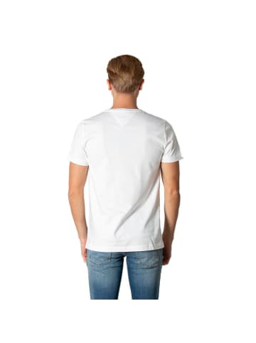 Tommy Hilfiger Creme Baumwolle T-Shirt