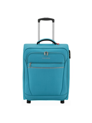 travelite Cabin - 2-Rollen-Kabinentrolley S 52 cm in turquoise