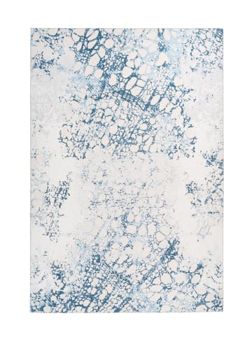 Flachgewebe Teppich Greta 725 in Creme Blau