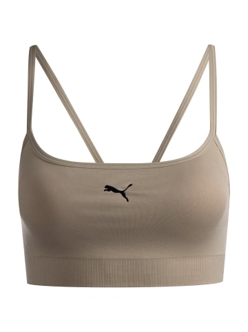 Puma Sport-BH Low Impact Studio Seamless in beige