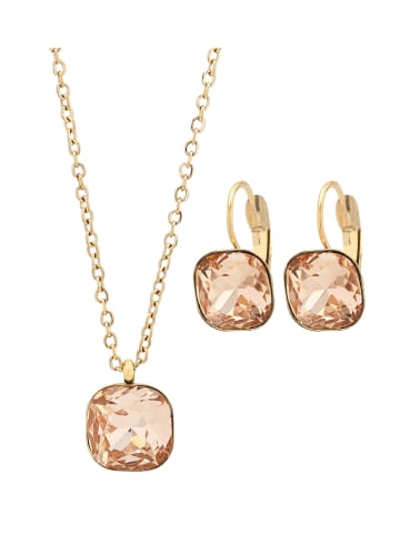 Adeliás Damen Halskette mit Anhänger – aus Edelstahl in gold