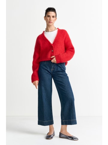 Rich & Royal Strickjacke in rot - 0001