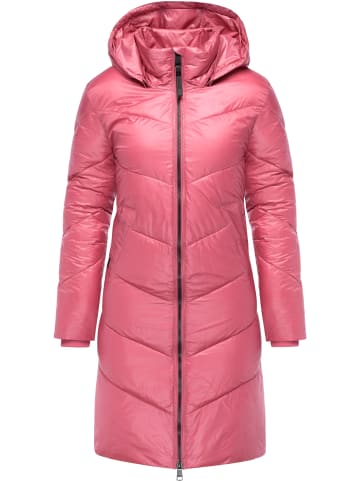 ragwear Wintermantel Rebelka Shiny YOUMODO in Rose
