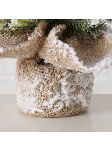 Boltze Künstlicher Tannenbaum in einem Topf aus Jute TANNE in Mehrfarben