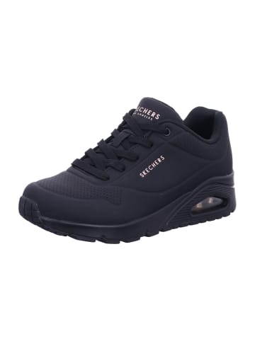 Skechers Damen- Schnürschuhe UNO - STAND ON AIR in Schwarz