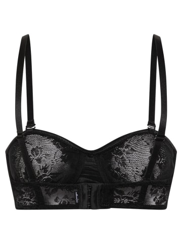 comazo Bandeau-BH mit Spitze in Schwarz