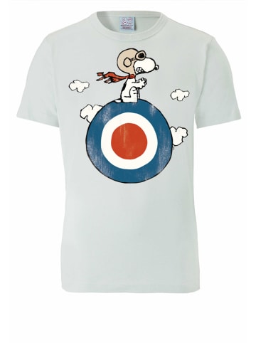 Logoshirt T-Shirt Peanuts - Snoopy Pilot in hellblau
