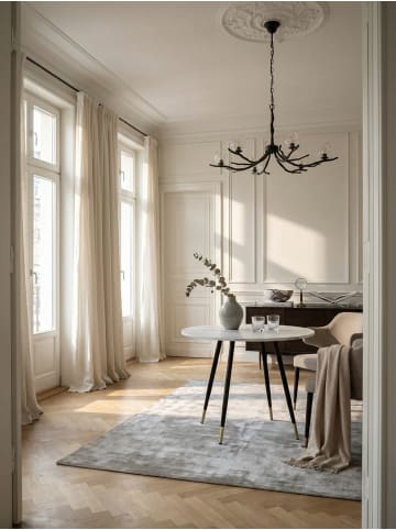 KADIMA DESIGN Esszimmertisch 75x75x76 cm Marmor-Optik Esstisch Modern in Weiß