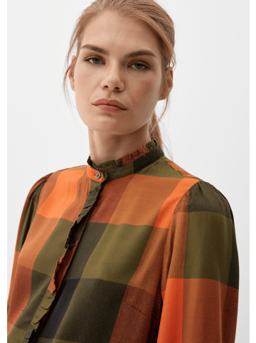 s.Oliver Bluse langarm in Olive-orange