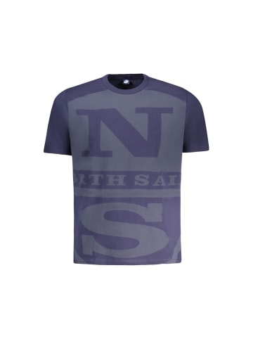 North Sails Blau Baumwolle Herren T-Shirt