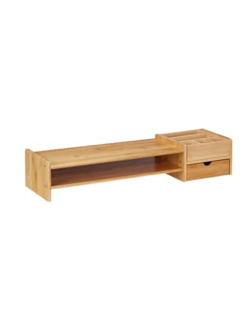 Monitorständer in Natur - (B)70 x (H)13 x (T)19 cm