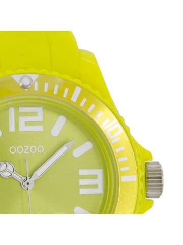 Oozoo Analog-Armbanduhr Oozoo Vintage Series gelb groß (ca. 43mm)