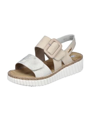 rieker Komfort Sandalen in Beige