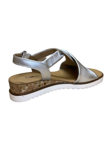 Gabor Comfort Sandalen in Silber