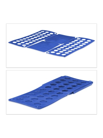 relaxdays 8 x Faltbrett in Blau