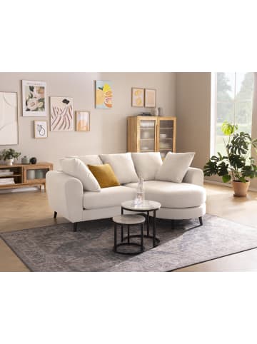 home24 Marmor-Couchtisch-Set AQATTA 2-teilig in Marmor Weiß