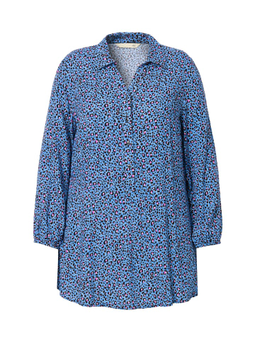 MIAMODA Hemdbluse in stahlblau