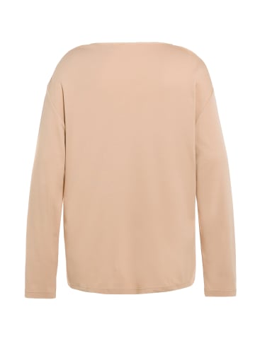 Ulla Popken Sweatshirt in sandbraun