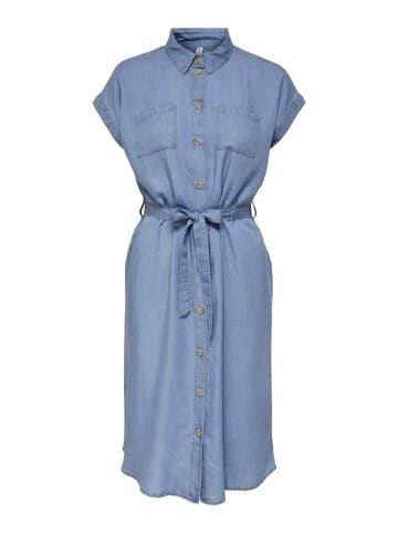 ONLY Kleid in Medium Blue Denim