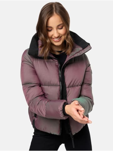 Navahoo Steppjacke Sternschnüppchen in Aubergine