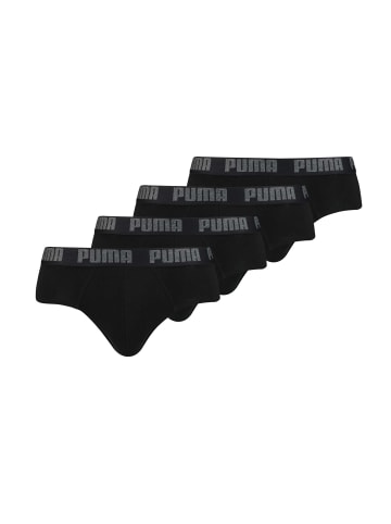 Puma Slip 4er Pack in Schwarz