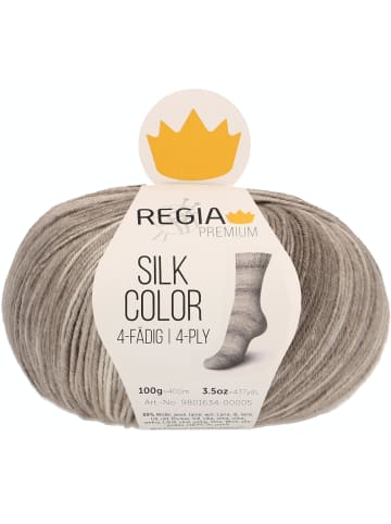 Regia Handstrickgarne Premium Silk Color, 100g in Taupe