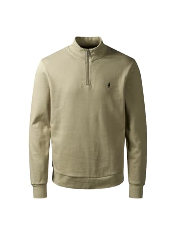 MCS Sweatshirt mit Halbreißverschluss MCClement in Laurel Oak