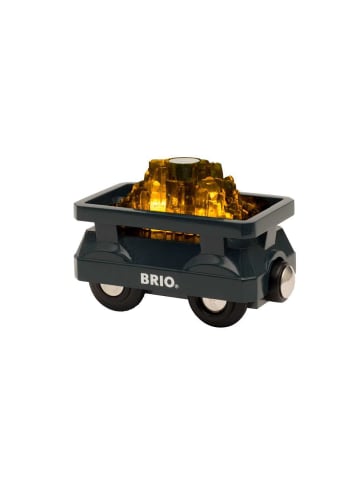 Brio Aktionsspiel BRIO World - Goldwaggon mit Licht Ab 3 Jahre in bunt
