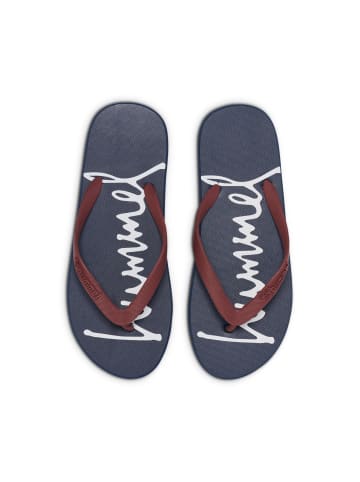 Hummel Hummel Flipflop Flip Flop Erwachsene Leichte Design Wasserabweisend in WINDSOR WINE/BLACK IRIS