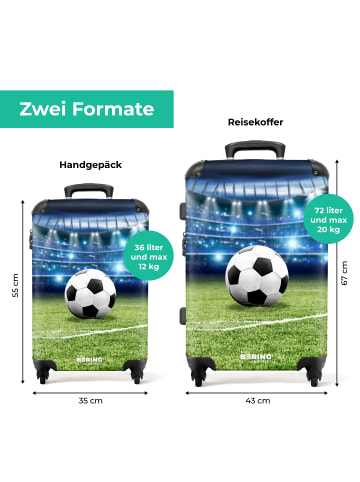 NoBoringSuitCases Suitcase, Handgepäck, Koffer, Trolley, Reisekoffer Schwarz-weißes