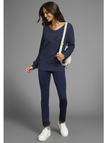 Laura Scott Strickpullover in blau