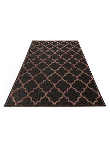 Wecon Home Outdoorteppich "Gleamy Outdoor" in Anthrazit/Orange