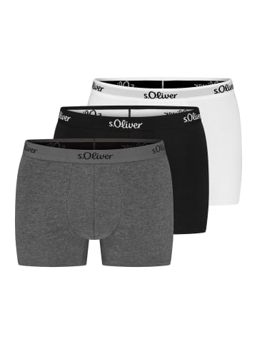 s.Oliver Retro Short / Pant Basic in Grau / Schwarz / Weiß