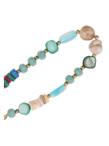 usha FESTIVAL Women Bracelet With Beads in Gold Turquoise Multicolor