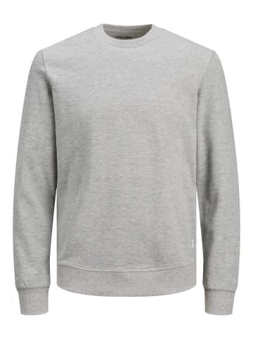 Jack & Jones Sweatshirt JJEBASIC SWEAT CREW NECK in Grau